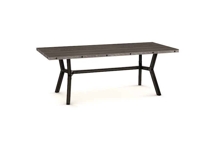 Industrial - Amisco Southcross Dining Table by Amisco at Esprit Decor Home Furnishings